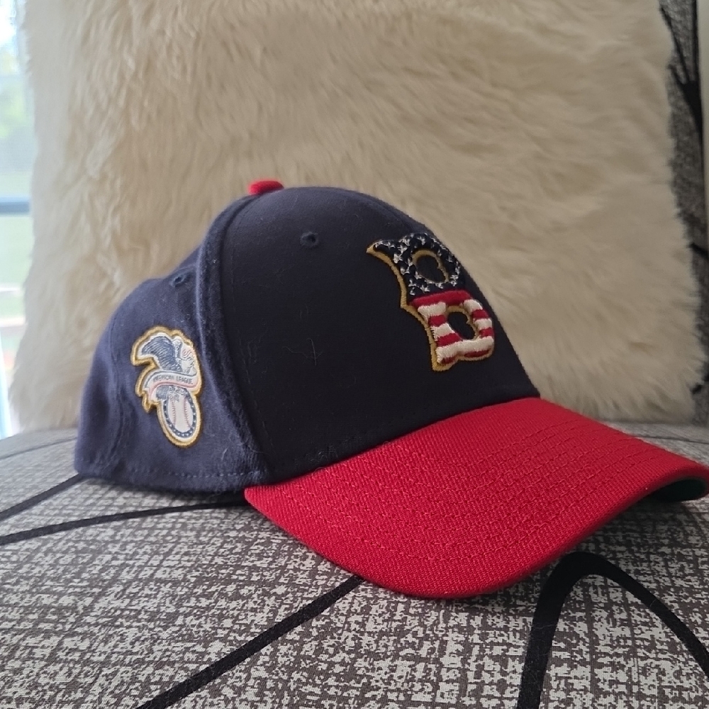 New Era Dark Blue and Red Patriotic Cap